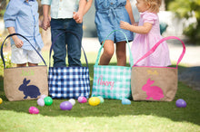 Load image into Gallery viewer, Mint Check Easter Bucket Basket - SoMag2