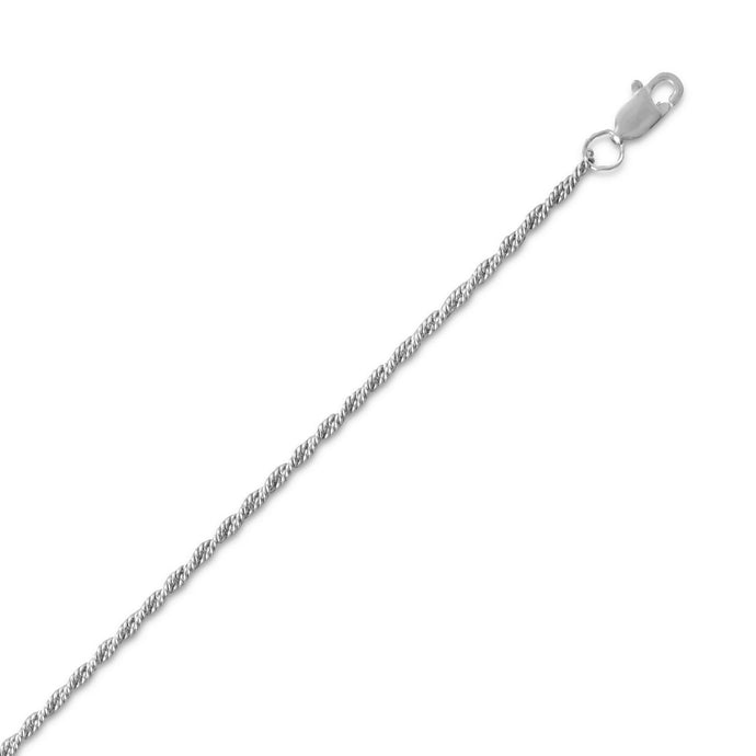 Oxidized Curb Rope Chain (1.7mm) - SoMag2