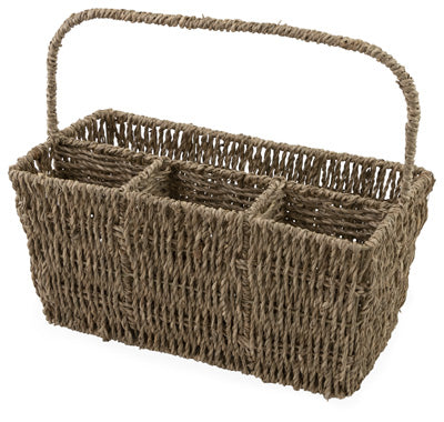 Seagrass Flatware Picnic Table Basket - The Southern Magnolia Too