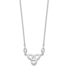 Load image into Gallery viewer, Sterling Silver Polished Celtic Knot Necklace