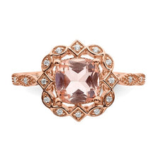 Load image into Gallery viewer, Morganite Engagement Ring