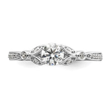 Load image into Gallery viewer, White Gold Diamond Engagement Diamond Ring