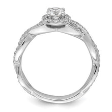 Load image into Gallery viewer, White Diamond Round Complete By-Pass Engagement Ring - SoMag2