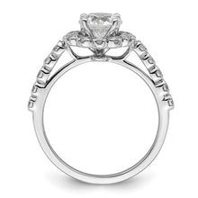Load image into Gallery viewer, White Gold Round Halo Diamond Solitaire Engagement Ring - SoMag2