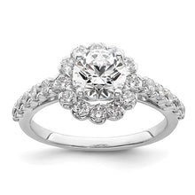 Load image into Gallery viewer, White Gold Round Halo Diamond Solitaire Engagement Ring - SoMag2