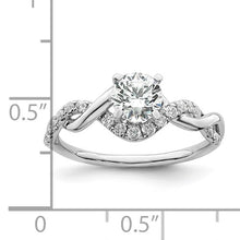 Load image into Gallery viewer, White Gold Diamond Round Semi-mount By-Pass Engage Ring - SoMag2