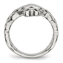 Load image into Gallery viewer, Chisel Stainless Steel Claddagh Ring