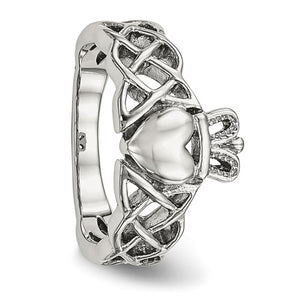 Chisel Stainless Steel Claddagh Ring