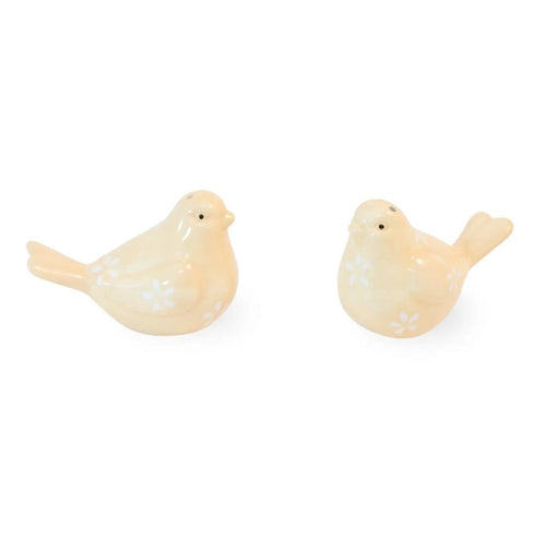 Light Yellow Birds Ceramic Salt and Pepper Shaker Set - SoMag2