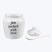 Load image into Gallery viewer, Ceramic Jam Jar with Spreader - SoMag2