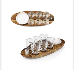 Cantinero Shot Glass Tequila Board Serving Tray - SoMag2