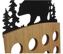 Load image into Gallery viewer, Wood Holder with Metal Bear Coffee Pod Holder - The Southern Magnolia Too