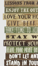 Load image into Gallery viewer, Enjoy The Outdoors Stay Wild Woods Wall Sign