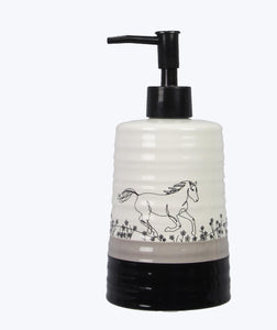 Horse Ceramic Soap Dispenser