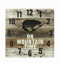Load image into Gallery viewer, Bear Cabin Woods Wall Clock SoMag2 
