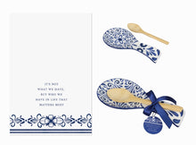 Load image into Gallery viewer, Blue Talavera Ceramic Spoon Rest