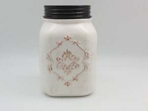 Ceramic Mason Jar Cookie Canister