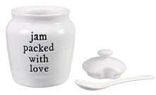 Load image into Gallery viewer, Ceramic Jam Jar with Spreader