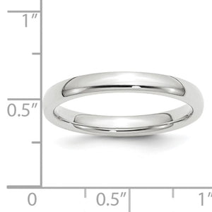 White Gold Comfort Fit Band Wedding Ring - The Southern Magnolia Too