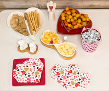 Load image into Gallery viewer, Heart Shaped Party Bowls and Picks Set