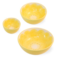 Load image into Gallery viewer, Ceramic Lemon Drop Nested Bowl Set - SoMag2