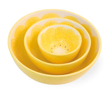 Load image into Gallery viewer, Ceramic Lemon Drop Nested Bowl Set - SoMag2