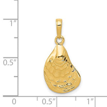 Load image into Gallery viewer, Gold Oyster Shell Pendant - SoMag2