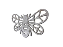 Load image into Gallery viewer, Silver Polished Cast Aluminum Bee Trivet
