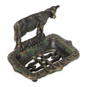 Cow Cast Iron Soap Dish - The Southern Magnolia Too