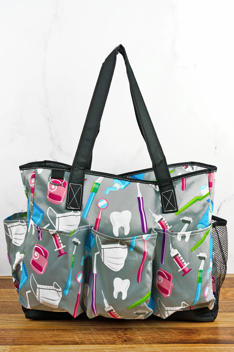 Dental Large Organizer Tote Bag - The Southern Magnolia Too