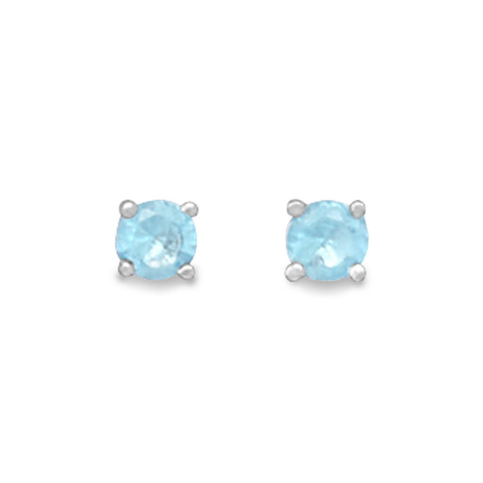 March Birthstone Stud Earrings - SoMag2