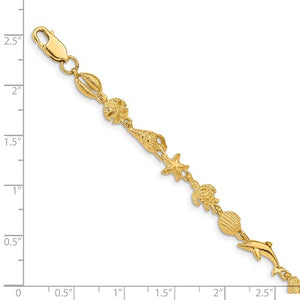 Gold Sea Life Bracelet - SoMag2