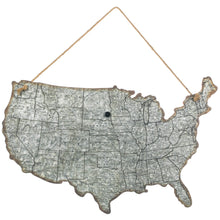 Load image into Gallery viewer, United States of America Wall Map Metal Wall Sign - SoMag2