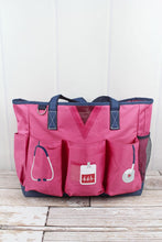 Load image into Gallery viewer, Pink Nurse Doctor Scrub Organizer Tote Bag - SoMag2