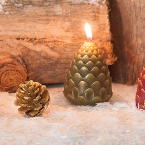 Frosted Pinecone Scented Wax Candle - The Southern Magnolia Too