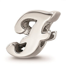 Load image into Gallery viewer, Sterling Silver Reflections Letter B Script Bead - SoMag2