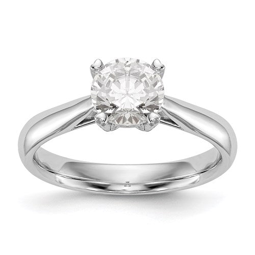 White Gold Lab Grown Diamond Solitaire Engagement Ring - SoMag2