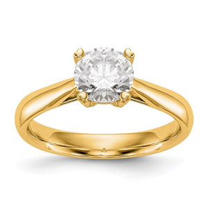 White Gold Lab Grown Diamond Solitaire Engagement Ring - SoMag2
