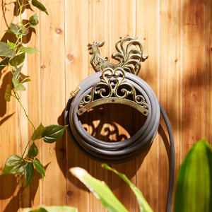 Rooster Cast Iron Hose Hanger - The Southern Magnolia Too