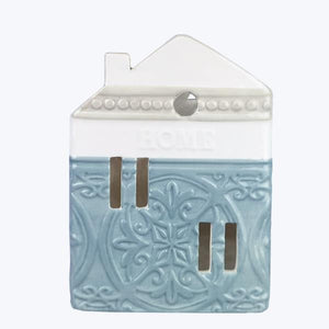 Blue French Provincial Ceramic Utensil Holder