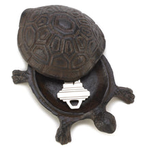 Load image into Gallery viewer, Cast Iron Turtle Key Hider - The Southern Magnolia Too